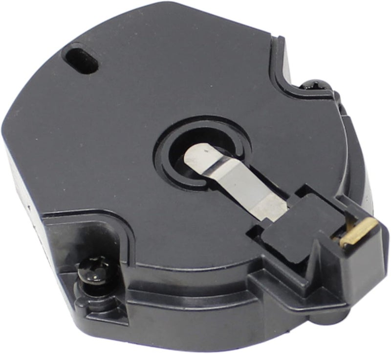AIP Electronics DRAGON FIRE PERFORMANCE BLACK HEI Distributor Cap and Rotor Set With Brass Terminals Complete With Coil Cover Compatible with All V6 / I6 / 6 Cylinder Engines With HEI Oem Fit CAP1030-BLK - Image 3